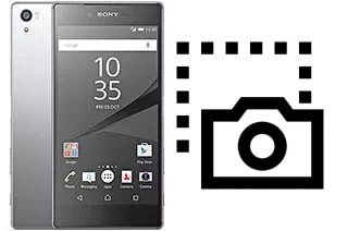 Capture d’écran sur Sony Xperia Z5 Premium Dual