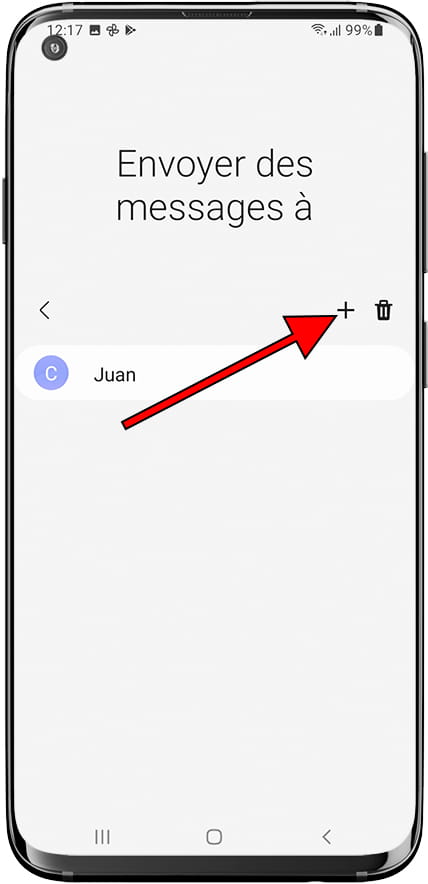 Ajouter plus de destinataires d'urgence Samsung