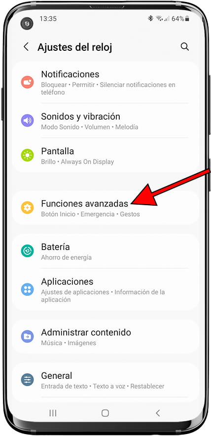 Fonctionnalités avancées portables Galaxy
