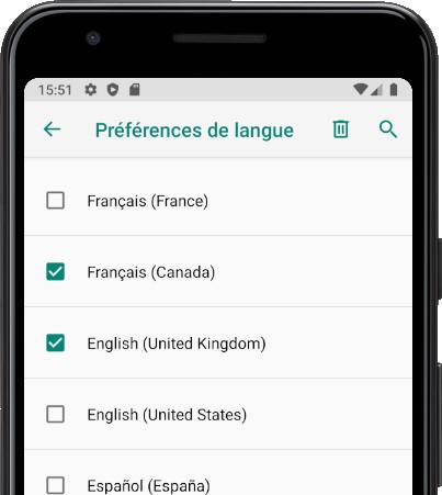 Supprimer les langues Samsung