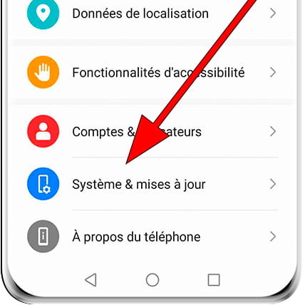 Système icône Android