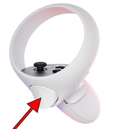 Gâchette de commande droite Oculus