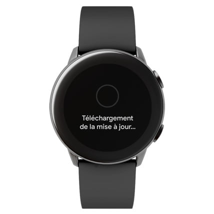 Téléchargement de la mise à jour Wear OS