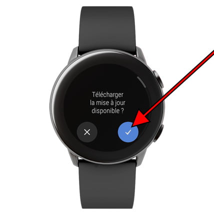 Télécharger la mise à jour Wear OS