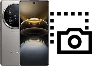 Capture d’écran sur vivo X100 Ultra