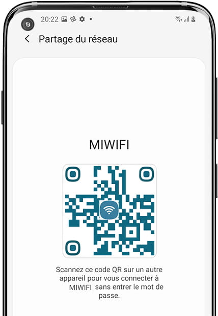 Partager Wi-Fi