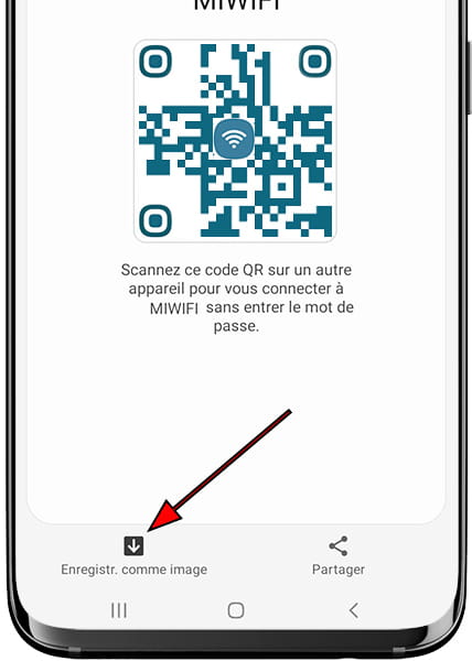 Partager ou télécharger Wi-Fi QR