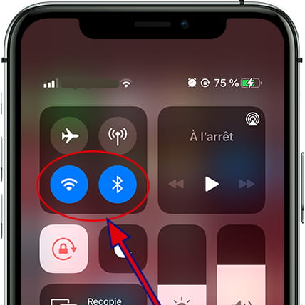 Connexion Wi-Fi et Bluetooth iPhone