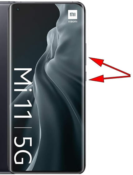 Capture d’écran sur Xiaomi Mi 11