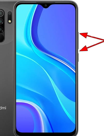 Capture d’écran sur Xiaomi Redmi 9