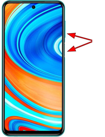 Capture d’écran sur Xiaomi Redmi Note 9 Pro