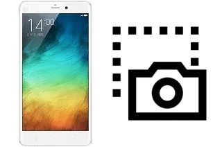 Capture d’écran sur Xiaomi Mi Note