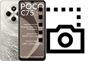 Capture d’écran sur Xiaomi Poco C75 5G