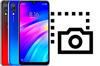 Capture d’écran sur Xiaomi Redmi 7