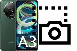 Capture d’écran sur Xiaomi Redmi A3 Pro