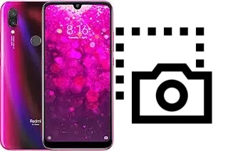 Capture d’écran sur Xiaomi Redmi Y3