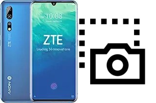 Capture d’écran sur ZTE Axon 10 Pro 5G