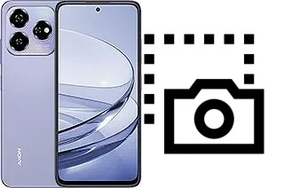 Capture d’écran sur ZTE Axon 60