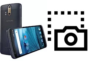 Capture d’écran sur ZTE Axon Pro
