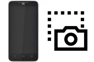 Capture d’écran sur ZTE Geek V975