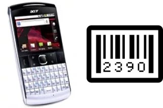 Comment voir le numéro de série sur Acer beTouch E210