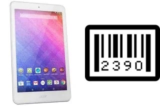 Comment voir le numéro de série sur Acer Iconia One 8 B1-820