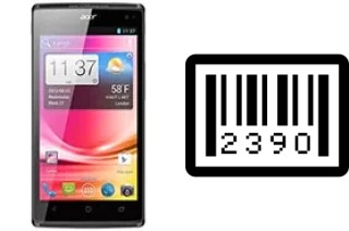 Comment voir le numéro de série sur Acer Liquid Z5