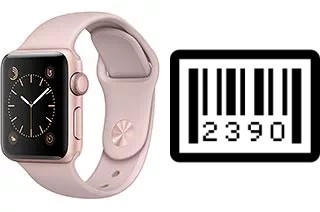 Comment voir le numéro de série sur Apple Watch Series 1 Aluminum 38mm