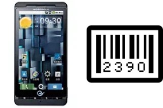 Comment voir le numéro de série sur Motorola DROID X ME811