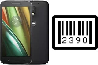 Comment voir le numéro de série sur Motorola Moto E3 Power