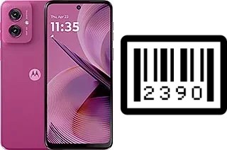 Comment voir le numéro de série sur Motorola Moto G55