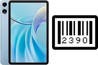 Comment voir le numéro de série sur Oscal Pad 100
