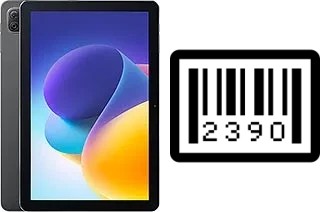 Comment voir le numéro de série sur Oscal Pad 70 WiFi