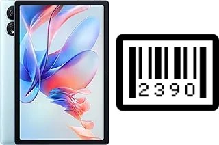 Comment voir le numéro de série sur Oscal Pad 80 WiFi