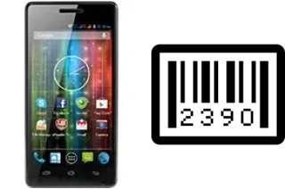 Comment voir le numéro de série sur Prestigio MultiPhone 5450 Duo
