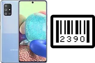Comment voir le numéro de série sur Samsung Galaxy A71 5G UW