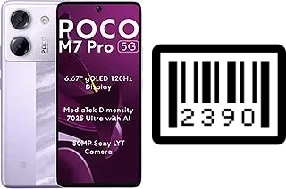 Comment voir le numéro de série sur Xiaomi Poco M7 pro 5G