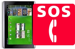 Appels d'urgence sur Acer Iconia Tab A500