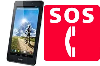 Appels d'urgence sur Acer Iconia Tab 7 A1-713