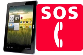Appels d'urgence sur Acer Iconia Tab A210