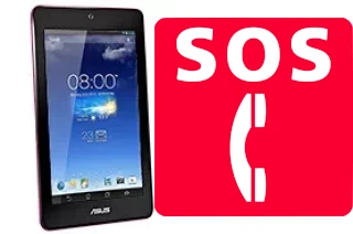 Appels d'urgence sur Asus Memo Pad HD7 16 GB