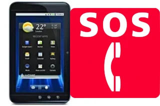 Appels d'urgence sur Dell Streak 7 Wi-Fi