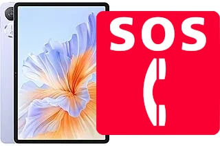 Appels d'urgence sur Honor Pad V9