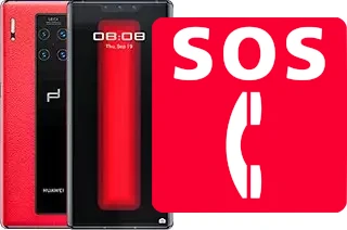 Appels d'urgence sur Huawei Mate 30 RS Porsche Design