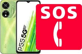 Appels d'urgence sur itel Power 55