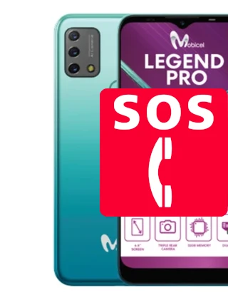 Appels d'urgence sur Mobicel Legend Pro