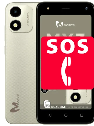 Appels d'urgence sur Mobicel MX3