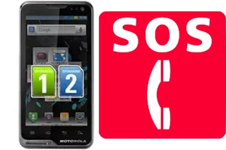Appels d'urgence sur Motorola ATRIX TV XT687