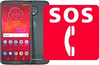 Appels d'urgence sur Motorola Moto Z3 Play