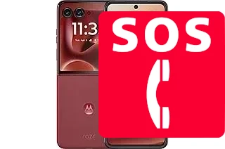 Appels d'urgence sur Motorola Razr 60 Ultra